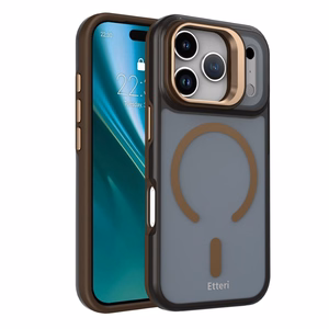 Чехол Etteri Morning Fog для iPhone 17 Pro 6,3" коричневый