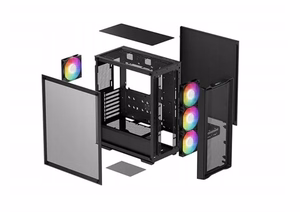 Deepcool CC560 MESH V2 Black Mid Tower ATX PS2