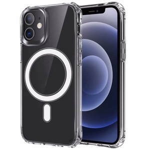 TEL PROTECT MagSilicone viedtālruņa apvalks Iphone 15 Pro Max, caurspīdīgs