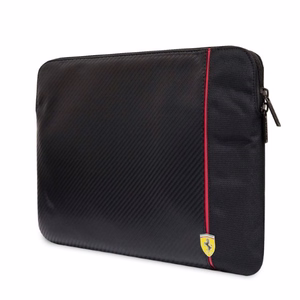 Ferrari oglekļa un gluds apvalks 14" klēpjdatoram - melns