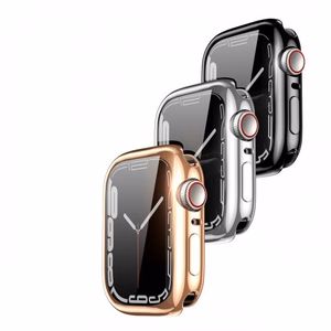 Maciņš Dux Ducis Samo priekš Apple Watch 7 45mm sudrabs (ar LCD aizsargstiklu)