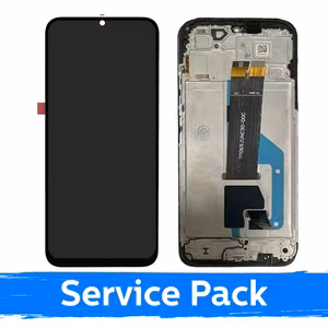 Melns Xiaomi Redmi A7 Pro (ES versija) ekrāns ar rāmi (Service Pack)
