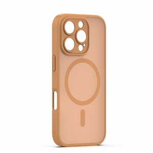 Mag Matt case for iPhone 16 Pro 6,3" brown camera protection