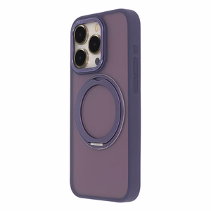 Secure Spinning Mag Case viedtālruņa apvalks iPhone 15 6,1" ar MagSafe – violets