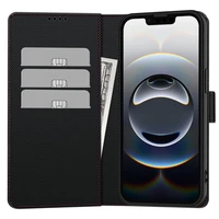 TECH-PROTECT WALLET RS IPHONE 16E MELNS/SARKANS Tech-Protect Wallet viedtālruņa apvalks iPhone 16e - melns