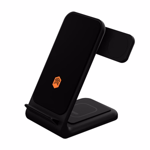 STM ChargeTree Swing 3-in-1 uzlādes stacija tālrunim, AirPods un Apple Watch, melna
