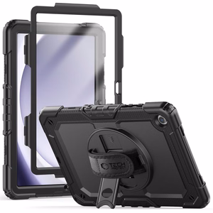 Tech-Protect Solid360 viedtālruņa apvalks Samsung Galaxy Tab A9 8.7 X110 / X115 - melns