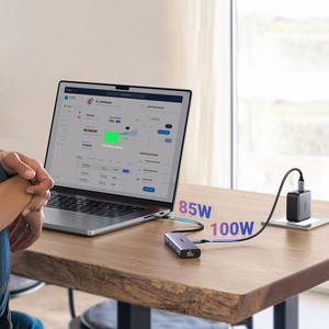 Ugreen CM512 15598 6in1 sadalītājs USB-C - 3x USB-A 3.0 / HDMI / RJ45 / USB-C PD - pelēks