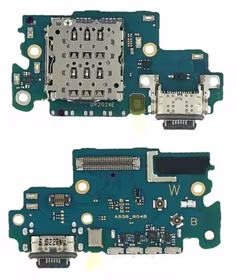 Flex Samsung A536 A53 5G priekš plugin, microphone, SIM reader original (service pack)