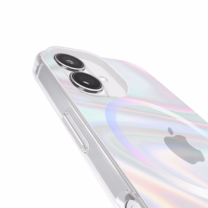 Case-Mate Soap Bubble MagSafe vāciņš ierīcei iPhone 16, zaigojošs