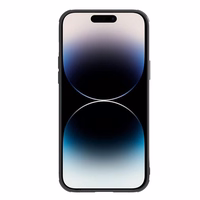 Nillkin Synthetic Fiber S viedtālruņa apvalks iPhone 14 Pro Max ar kameras vāciņu, melns