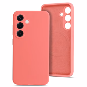 MagColor Pure viedtālruņa apvalks Samsung Galaxy S24 sarkans
