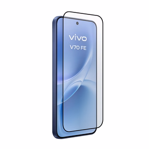 Crong 3D Armour Glass Lite pa visu virsmu līmējams rūdīta stikla ekrāna aizsargs Vivo V70 FE 5G