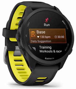 Garmin Forerunner 170 Music digitāls GPS viedpulkstenis ar skārienekrānu 3.05 cm (1.2") AMOLED, 42 mm, 390 × 390 melns