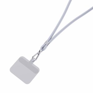 3mk EasyClip tālruņa aukliņa, pelēka (sudraba krāsas furnitūra)