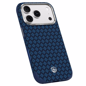 Zils Benks Magnetic Armor Grid Edge X9 kevlara vāciņš ar metāla rāmi (C.K.FL.AP.BE.X073), paredzēts iPhone 18 Pro Max / iPhone 17 Pro Max