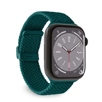Puro Loop neilona siksniņa Apple Watch 42/44/45/49 mm - tumši zaļš