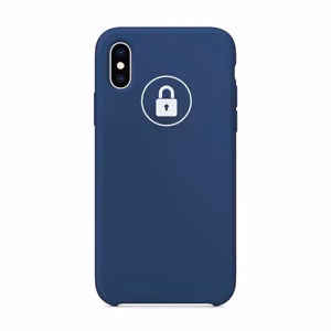 Phone Maciņš "Silicone Maciņš" priekš iPhone X / Zils Cobalt / in package