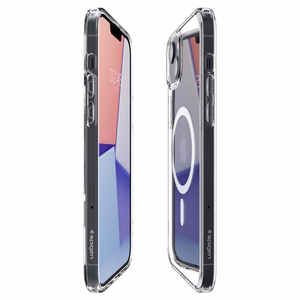 Spigen Ultra Hybrid Magnētiskais apvalks ar MagSafe iPhone 14 - caurspīdīgs/balts