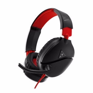 Sarkanas un melnas vadu austiņas ar mikrofonu Turtle Beach Recon 70N, 3,5 mm spraudnis