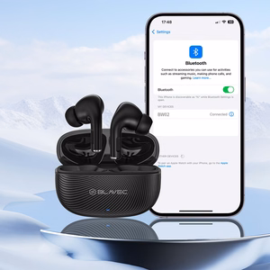 Blavec Bluetooth TWS Austiņas BW-02 Carbon (BW02-B) melns