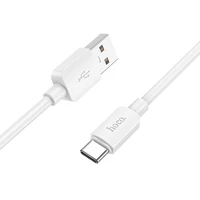 Kabelis USB A uz USB C Hoco PD 2,4A 27W 1 m X96 balts