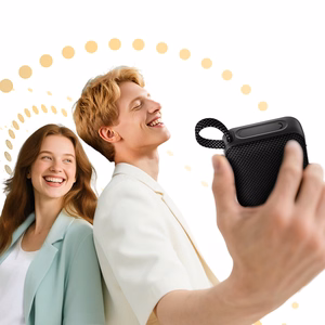 QCY SP2 IP67 Bluetooth Skaļrunis ar RGB Apgaismojumu un Stereo Režīmu - Melns