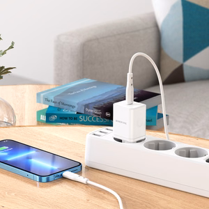 Borofone Sienas lādētājs BN6 Field - Type C - QC 3.0 PD 20W balts