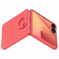 Samsung viedtālruņa apvalks ar gredzenu Samsung Galaxy Z Flip7 - sarkans