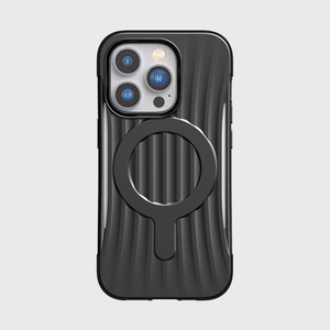 Raptic X-Doria Clutch viedtālruņa apvalks iPhone 14 Pro ar Magnētisko melnu aizmugurējo pārklājumu