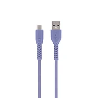 Maxlife MXUC-04 kabelis USB - USB-C 1,0 m 3A violets