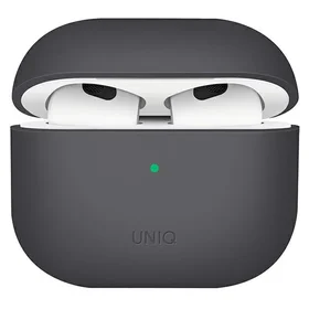 Uniq Lino silikona apvalks AirPods 3 - pelēks