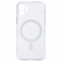 TEL PROTECT Magnētiskais silikona apvalks Iphone 12 caurspīdīgs