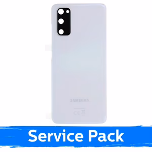 Aizmugurējais vāciņš saderīgs ar Samsung G980 (G981) S20 / Cloud balts / (Service Pack)