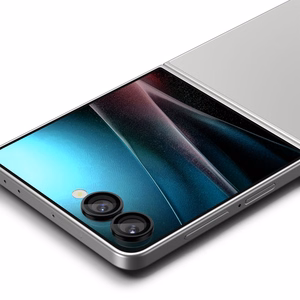 Spigen Optik Pro HD Glas.TR EZ Fit 2 komplekts Kameras aizsargs Samsung Galaxy Z Flip 7 - melns