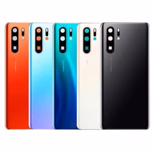 Aizmugures vāks Huawei P30 Pro / melns / (ar kameras lēcu) HQ