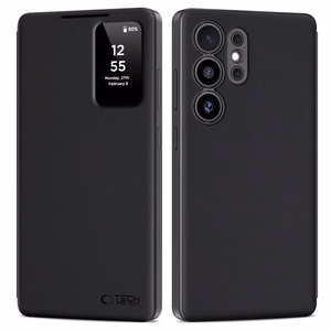 Tech-Protect Smart Wallet viedtālruņa apvalks Samsung Galaxy S25 Ultra - matēts melns