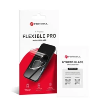 Forcell Elastīgs Nano Stikls 5D iPhone 16 Pro melns