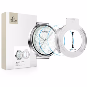 Tech-Protect Easy Set+ 2-pack tempered glass for Huawei Watch GT 5 41 mm - transparent