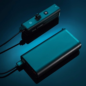 Rockbros RHL1500 priekšējais velosipēda lukturis 5000mAh 1500lm IPX6 - melns