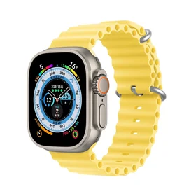 Siksniņa Dux Ducis OceanWave Series Apple Watch 38/40/41mm dzeltena