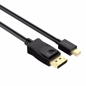 Orico XD-MDTH4 Mini DisplayPort–HDMI, 4K 30 Hz kabelis, 3 m – melns