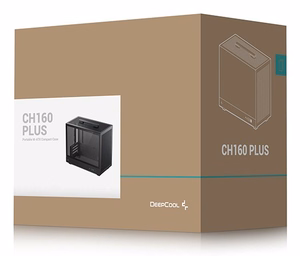 DeepCool CH160 PLUS mazā formāta (SFF) melns
