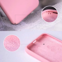 Maciņš SILICONE IPHONE XS MAX rozā