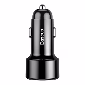Baseus Magic automašīnas lādētājs USB + USB-C QC 4.0 PD 45W (melns)