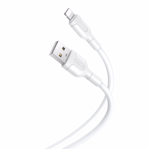XO kabelis NB212 USB - Lightning 1,0 m 2,1A, balts