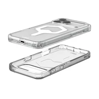 UAG Urban Armor Gear viedtālruņa apvalks PLYO saderīgs ar MagSafe iPhone 17 Pro Max ledus / balts