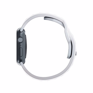 3mk silikona siksniņa Apple Watch, 38/40/41/42 mm, balts, mazais izmērs
