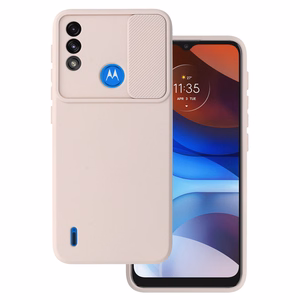 Camshield Soft viedtālruņa apvalks Motorola Moto E7 Power/E7i Power bēšs