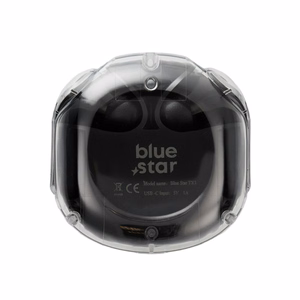 Bezvadu TWS austiņas BLUE STAR AirCrystal TX1, melnas